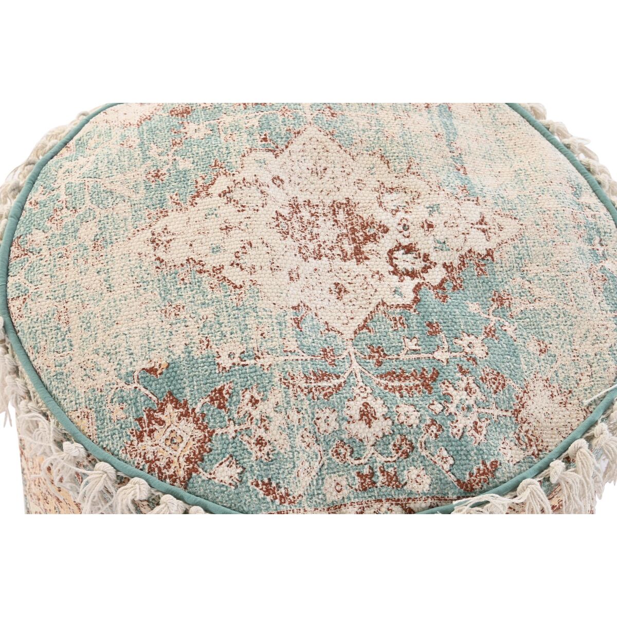 Kissen DKD Home Decor Boden 46 x 46 x 37 cm Braun grün Gelb Araber 45 x 45 x 35 cm Randbereich