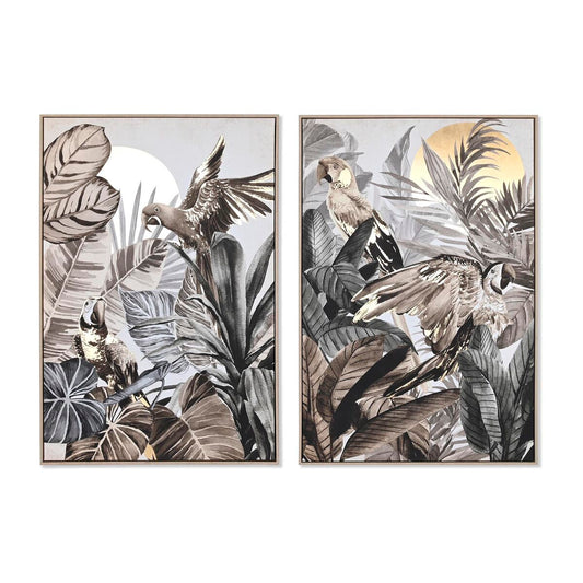 Bild DKD Home Decor Tropical 83 x 4,5 x 122,5 cm 83 x 4,5 x 123 cm (2 Stück)