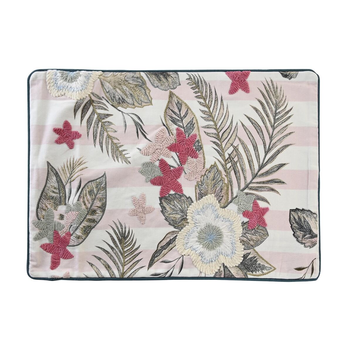 Kissenbezug DKD Home Decor 60 x 1 x 40 cm Rosa grün Tropical