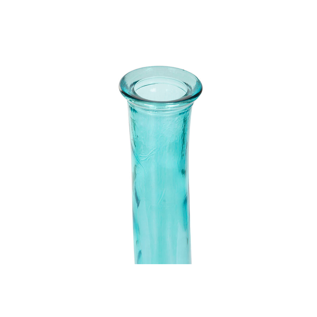 Vase DKD Home Decor 18 x 18 x 120 cm Himmelsblau Verre trempé