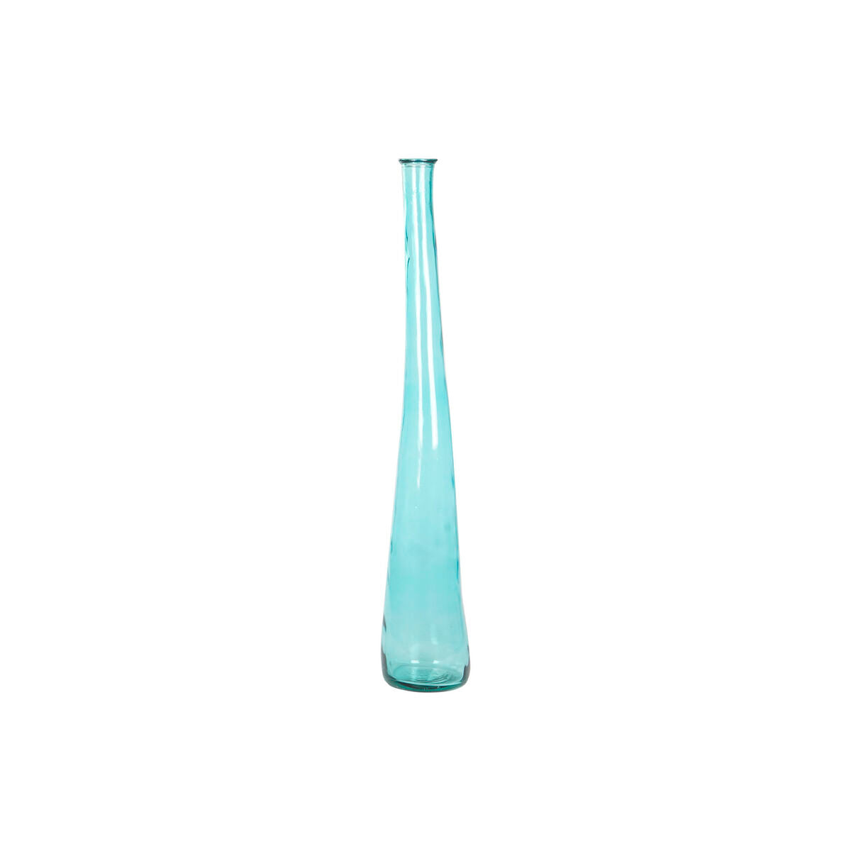 Vase DKD Home Decor 18 x 18 x 120 cm Himmelsblau Verre trempé