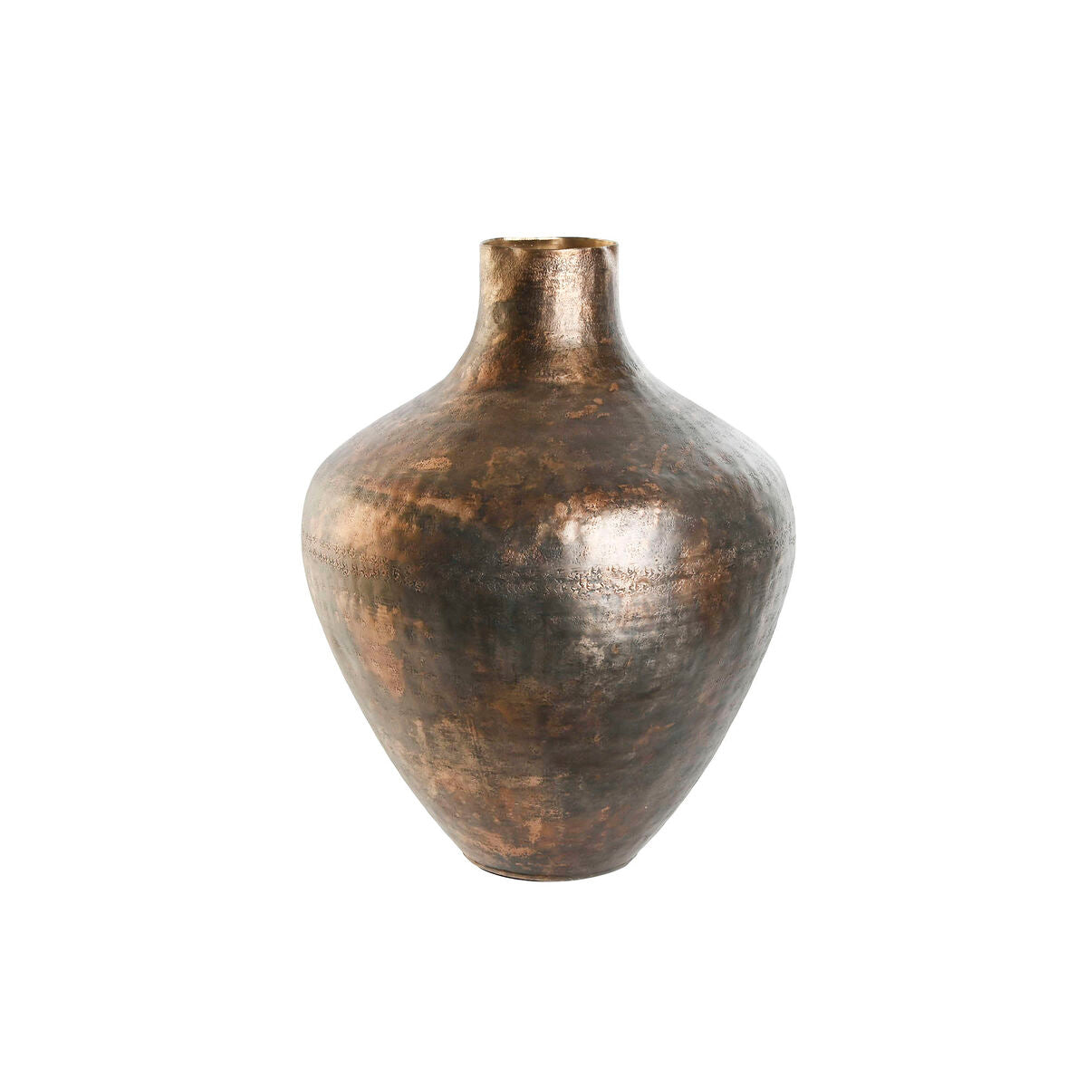 Vase DKD Home Decor Bronze Gold Aluminium Antiker Finish 31 x 31 x 41 cm