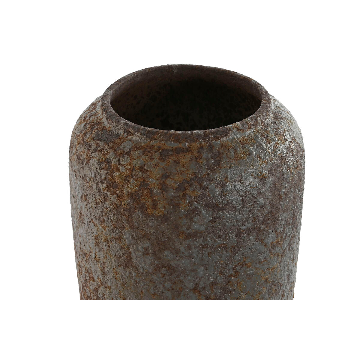 Vase Home ESPRIT Braun Grau aus Keramik Antiker Finish 20 x 20 x 51 cm