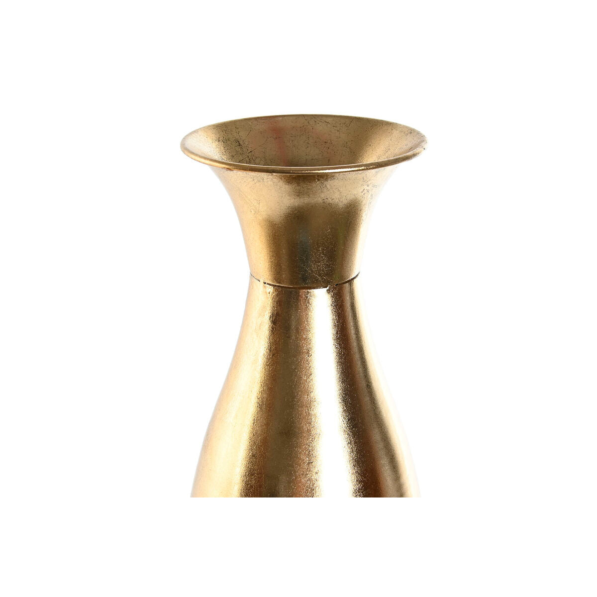 Vase Home ESPRIT Gold Metall 14 x 14 x 91 cm