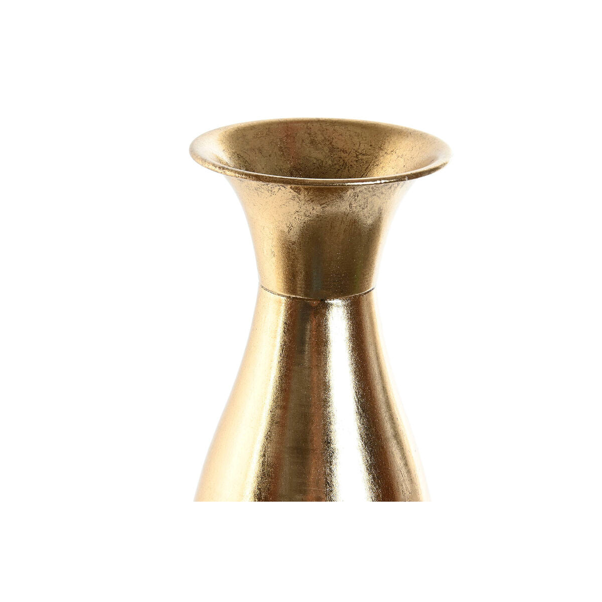 Vase Home ESPRIT Gold Metall 14 x 14 x 69 cm