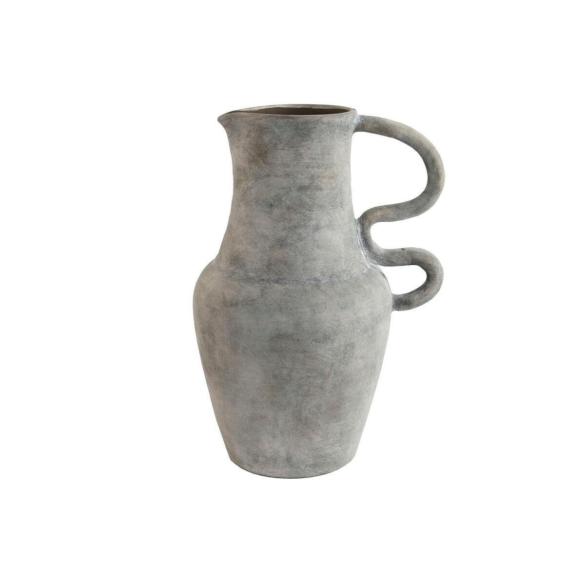 Vase Home ESPRIT Hellgrau Terrakotta Orientalisch 32 x 27 x 49 cm