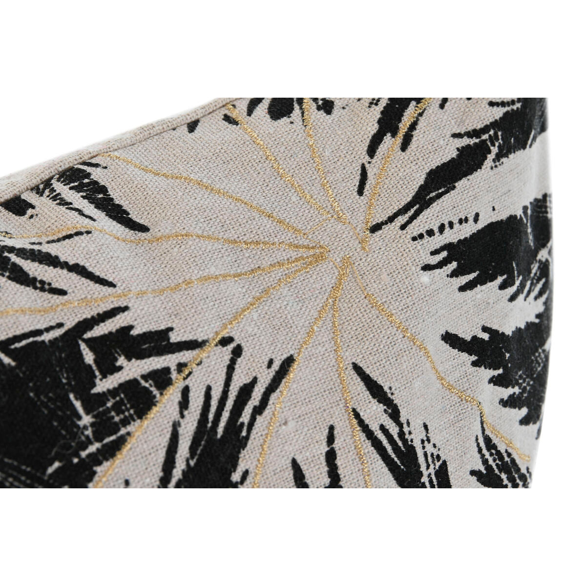 Kissen Home ESPRIT Schwarz Boho Palme 45 x 5 x 45 cm