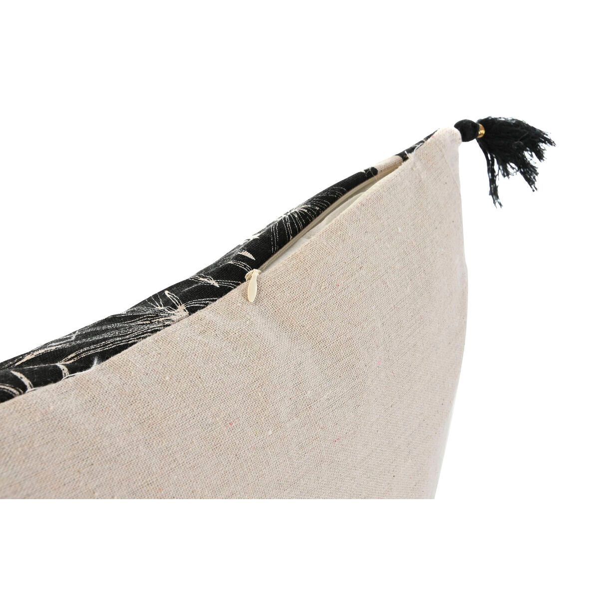 Kissen Home ESPRIT Schwarz Boho Palme 45 x 5 x 45 cm