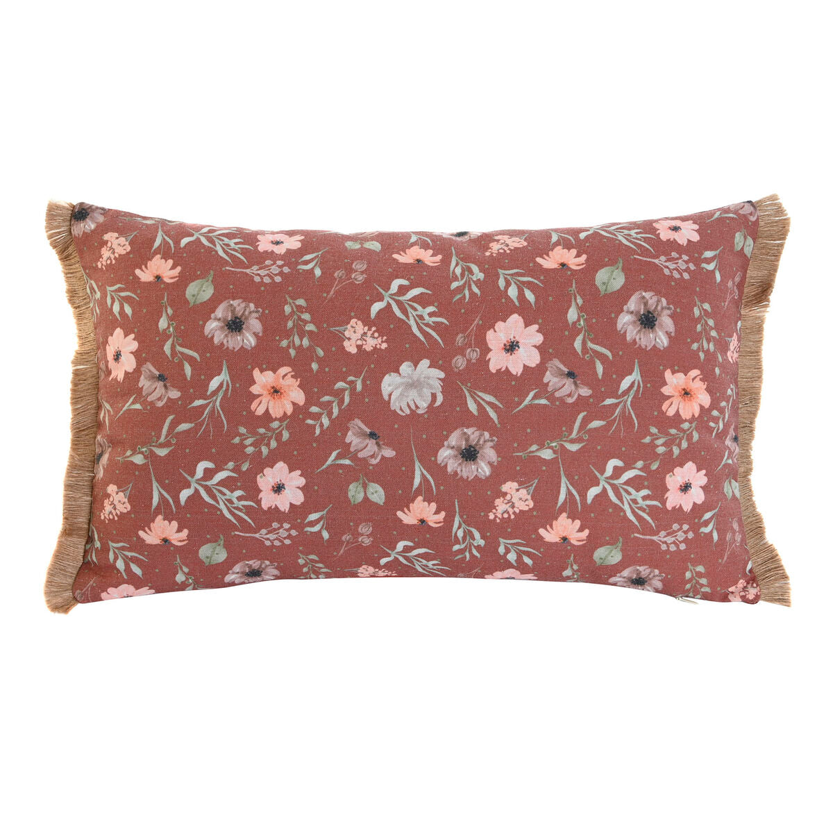 Kissen Home ESPRIT Blomster Gedruckt Boho 50 x 5 x 30 cm