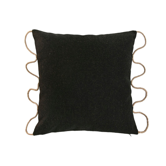 Kissen Home ESPRIT Schwarz 45 x 15 x 45 cm