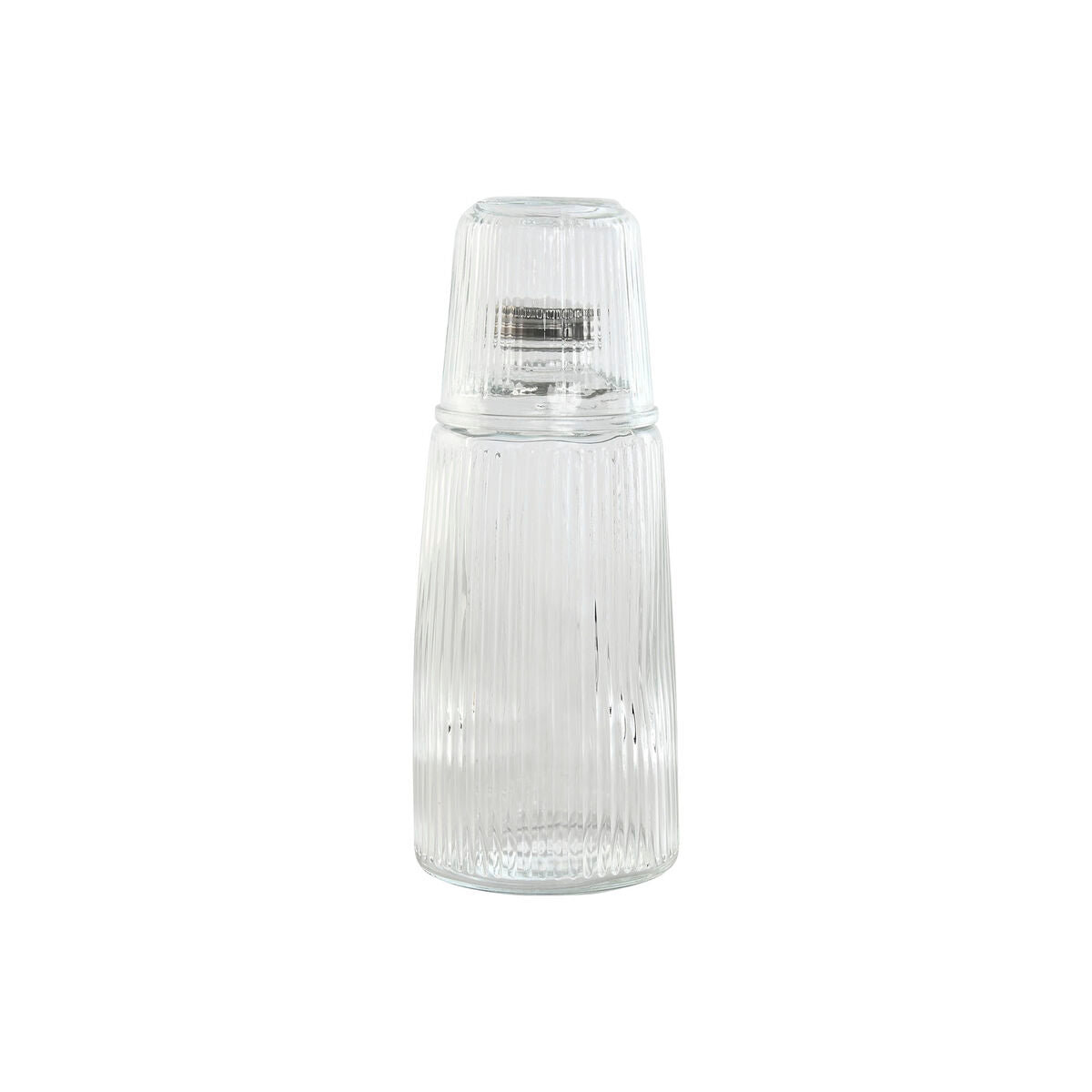 Wasserflasche Home ESPRIT Durchsichtig Kristall 240 ml 1 L