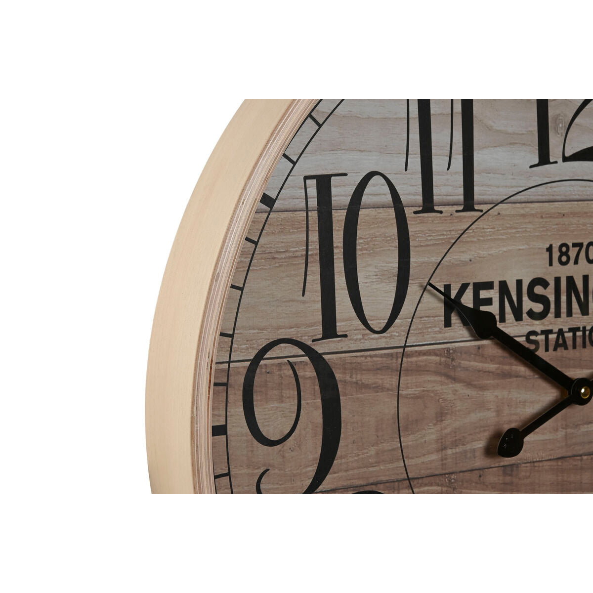 Wanduhr Home ESPRIT Kensington Weiß Kristall Holz MDF 53 x 6 x 53 cm (2 Stück)