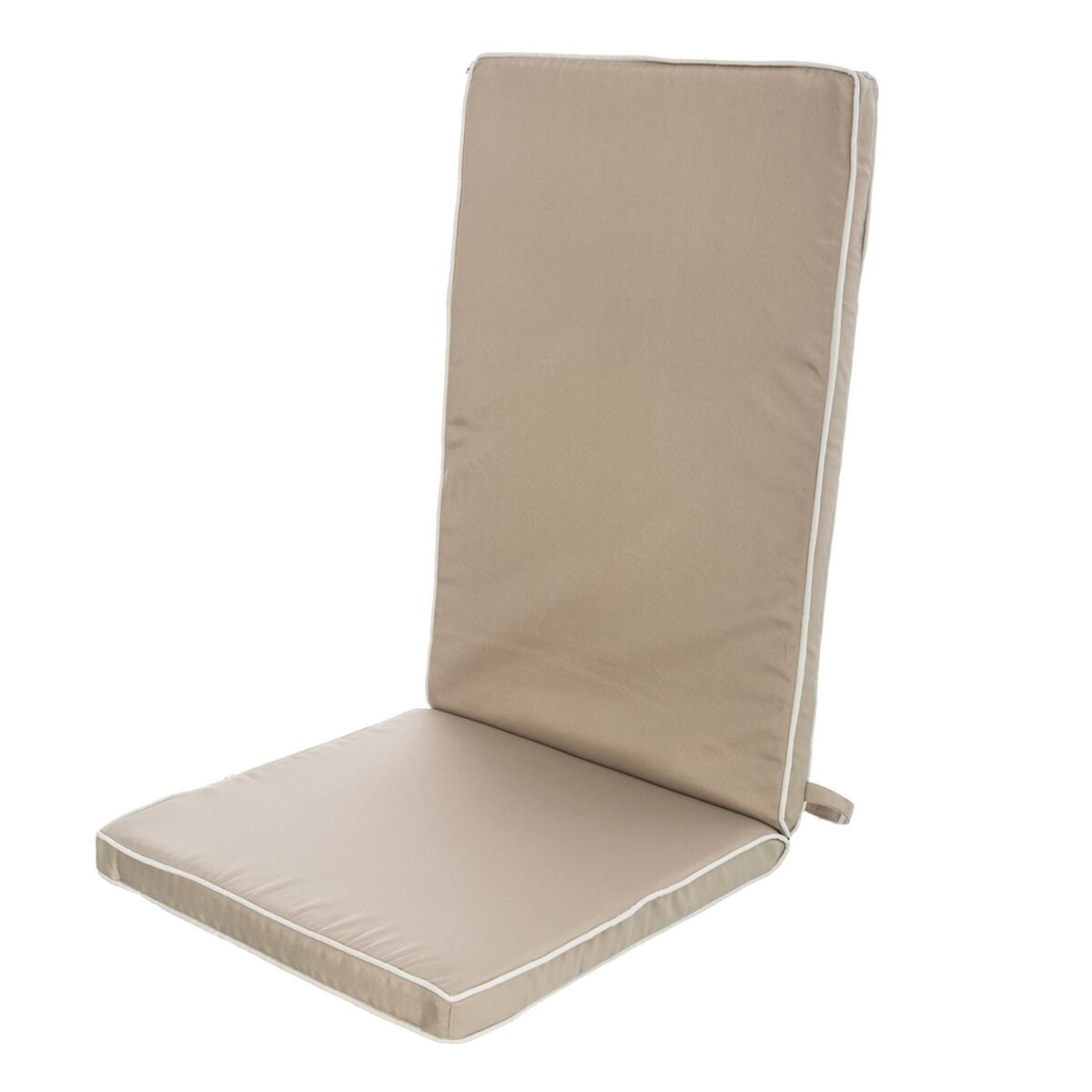 Stuhl-Kissen 123 x 48 x 4 cm Taupe