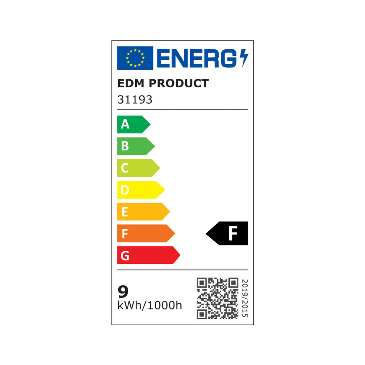 LED Röhre EDM F 9 W T8 850 Lm Ø 2,6 x 60 cm (3000 K) (3200 K)