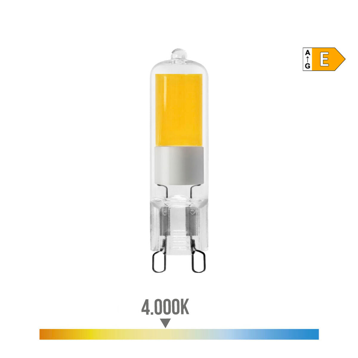 LED-Lampe EDM E 5 W G9 575 Lm Ø 1,43 x 6,45 cm (4000 K)