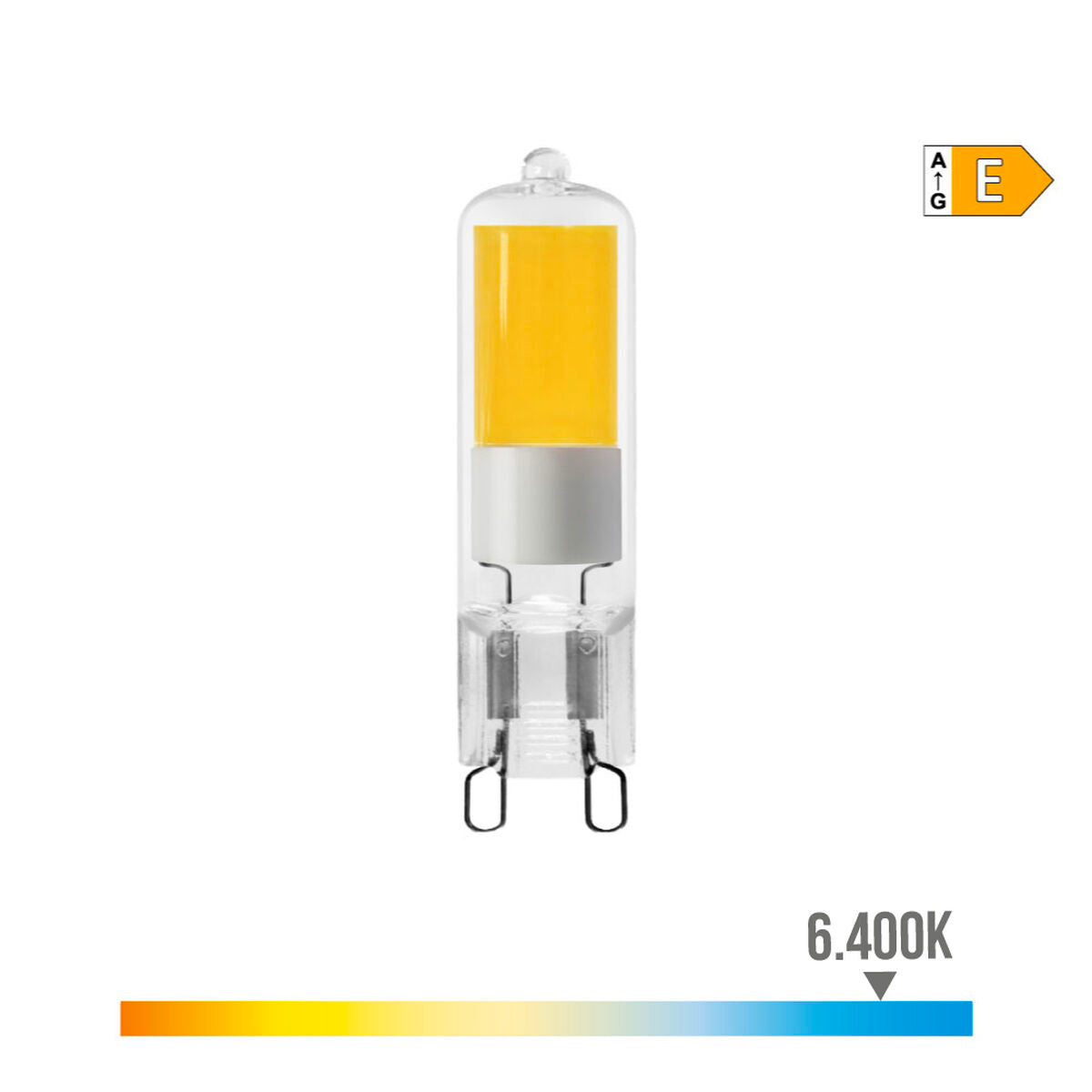 LED-Lampe EDM E 5 W G9 575 Lm Ø 1,43 x 6,45 cm (6400 K)