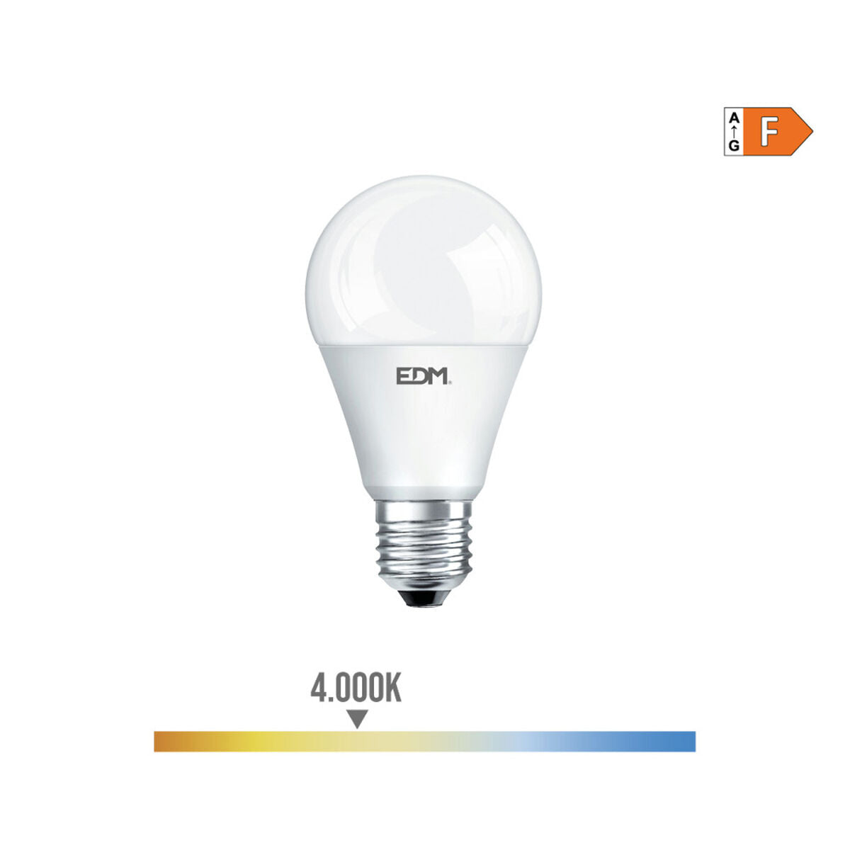 LED-Lampe EDM F 15 W E27 1521 Lm Ø 5,9 x 11 cm (4000 K)