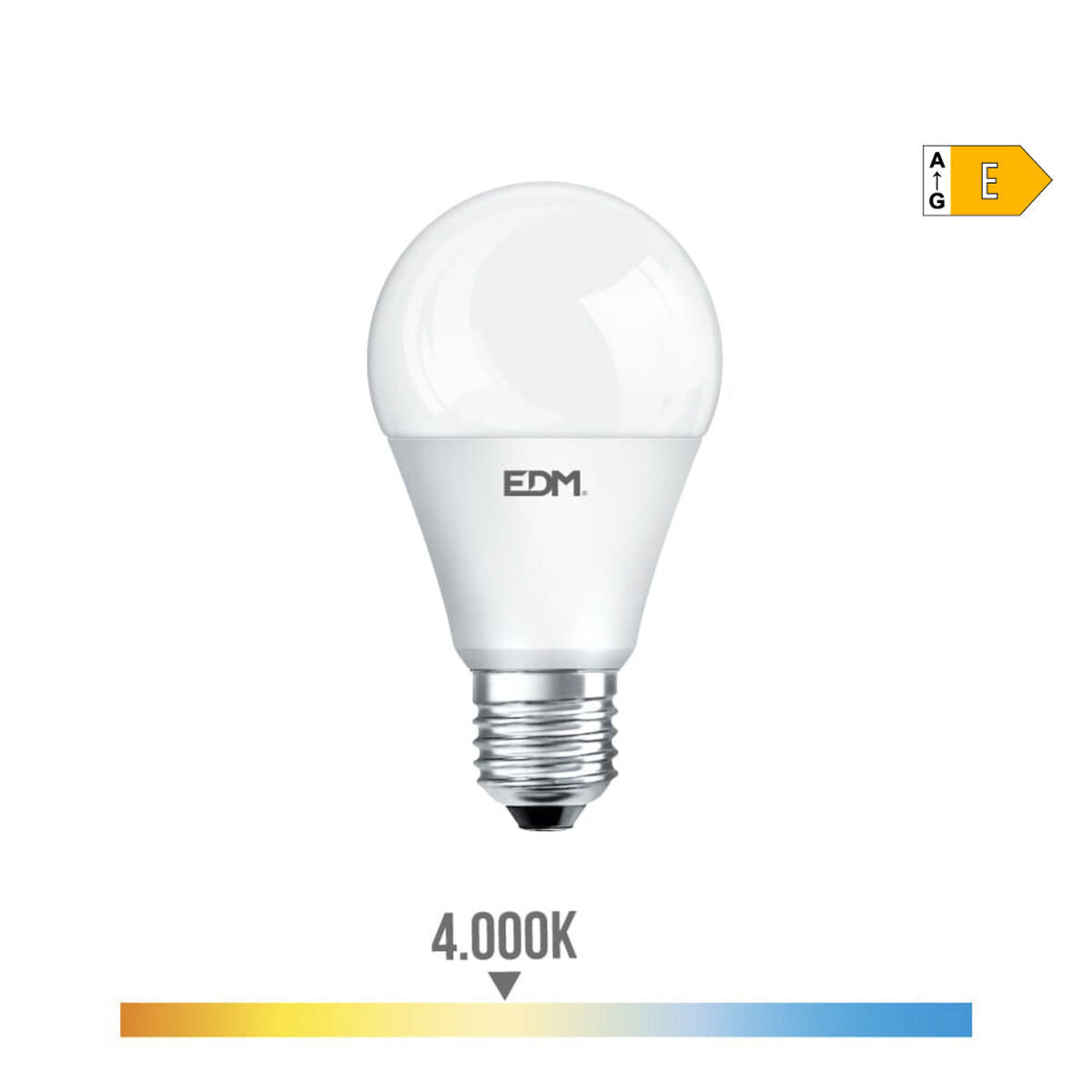 LED-Lampe EDM E 17 W E27 1800 Lm Ø 6,5 x 12,5 cm (4000 K)