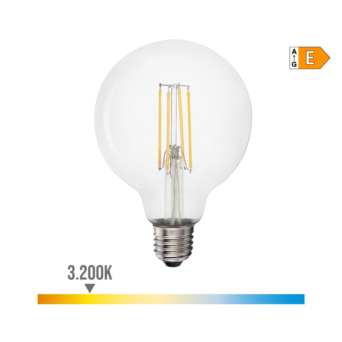 LED-Lampe EDM E 6 W E27 800 lm ø 9,5 x 14,5 cm (3200 K)