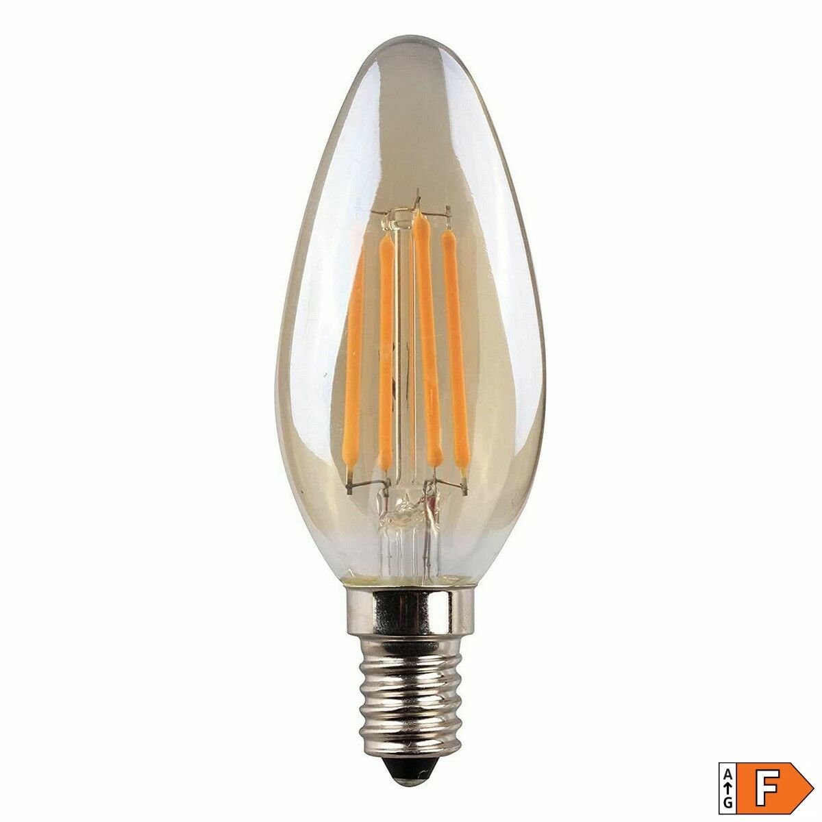 LED-Lampe EDM F 4,5 W E14 400 lm 3,5 x 9,8 cm (2000 K)