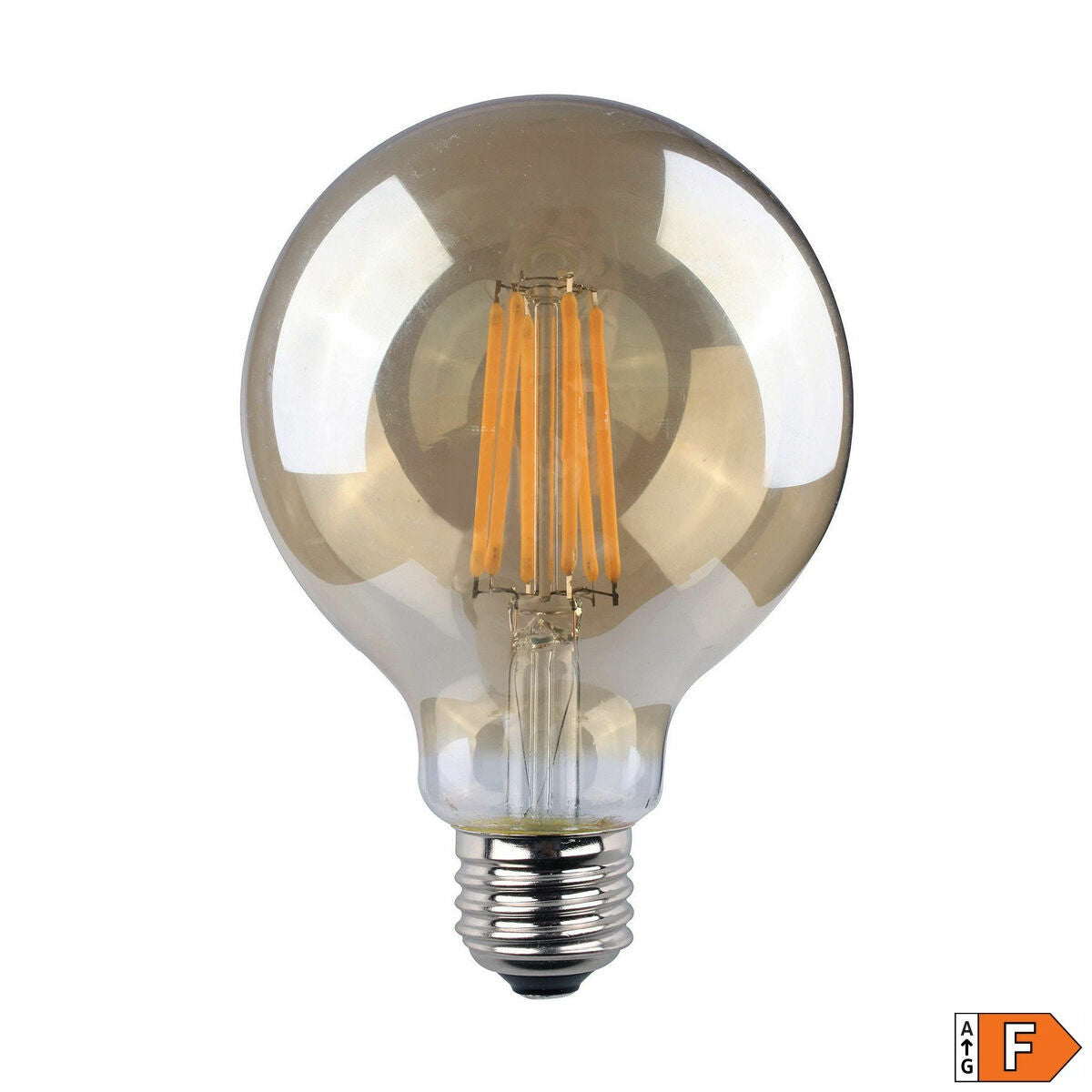 LED-Lampe EDM F 8 W E27 720 Lm Ø 9,5 x 14 cm (2000 K)