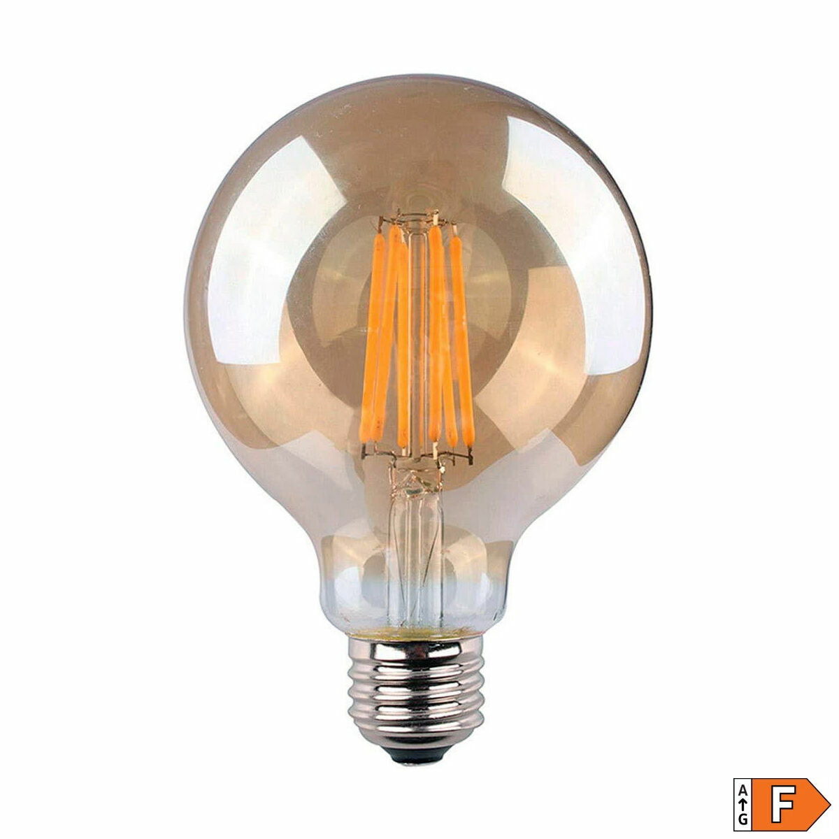 LED-Lampe EDM Vintage F 8 W E27 720 Lm 12,5 x 17 cm Ø 12,5 x 17 cm (2000 K)