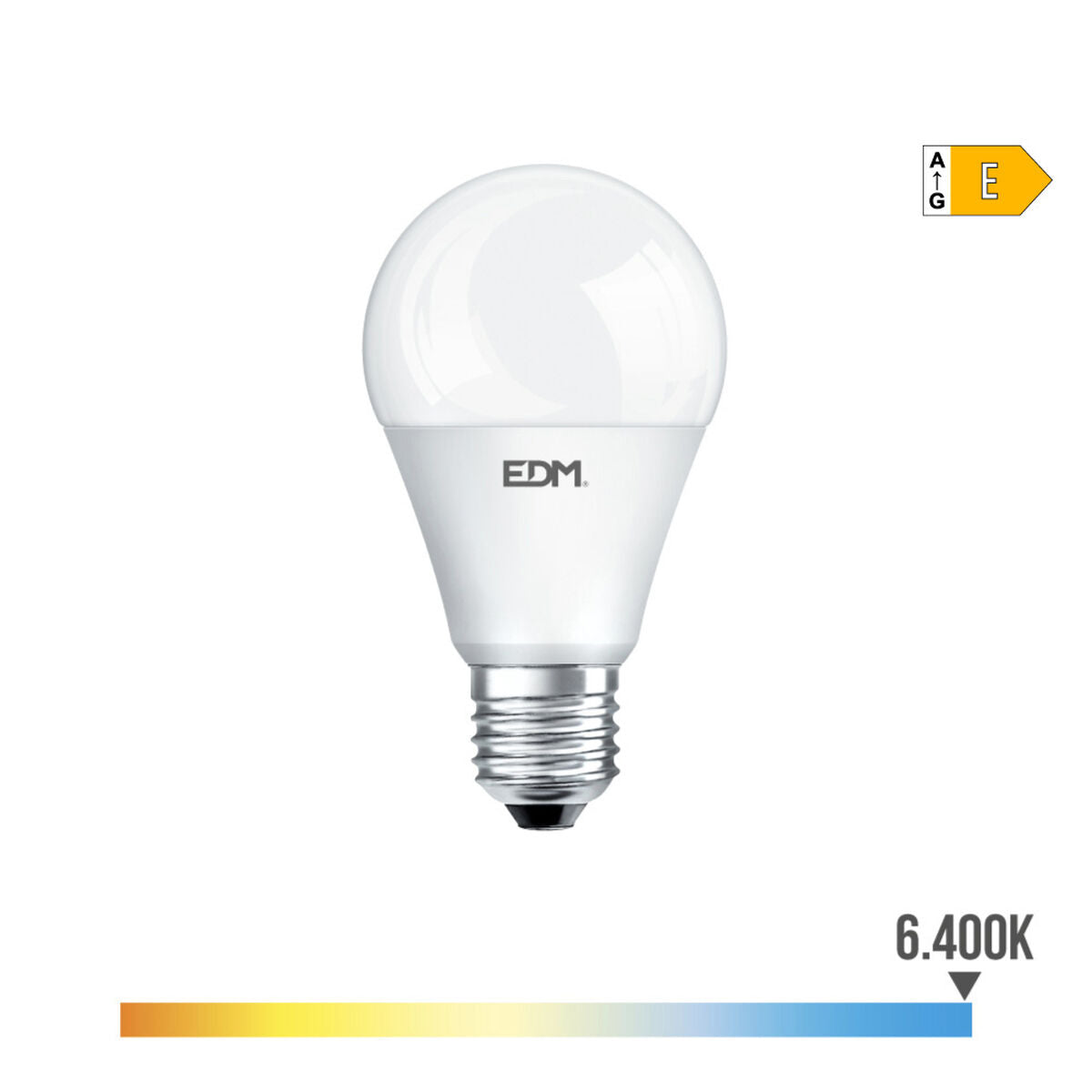 LED-Lampe EDM E 20 W E27 2100 Lm Ø 6,5 x 12,5 cm (6400 K)