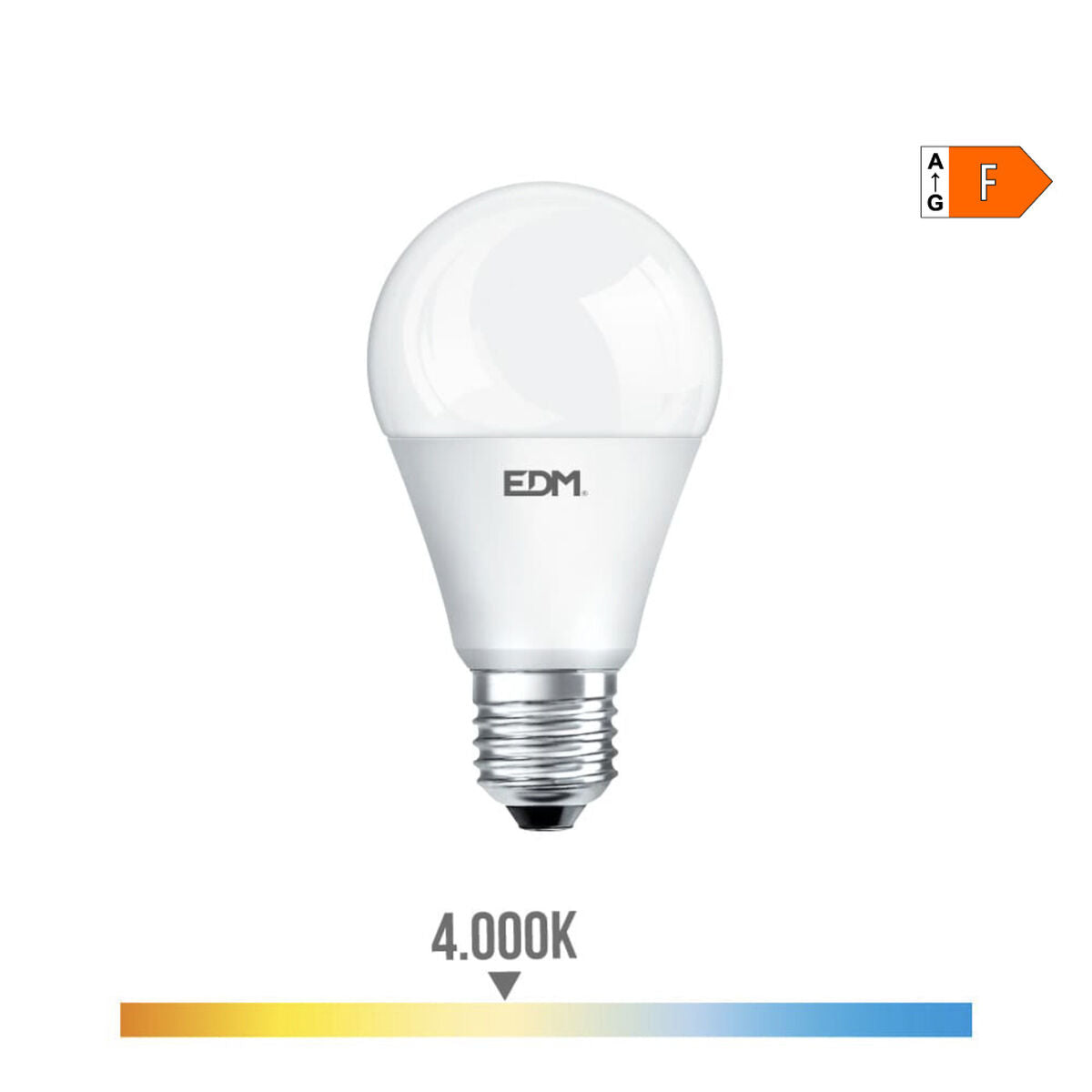 LED-Lampe EDM F 20 W E27 2100 Lm Ø 5,9 x 11 cm (4000 K)