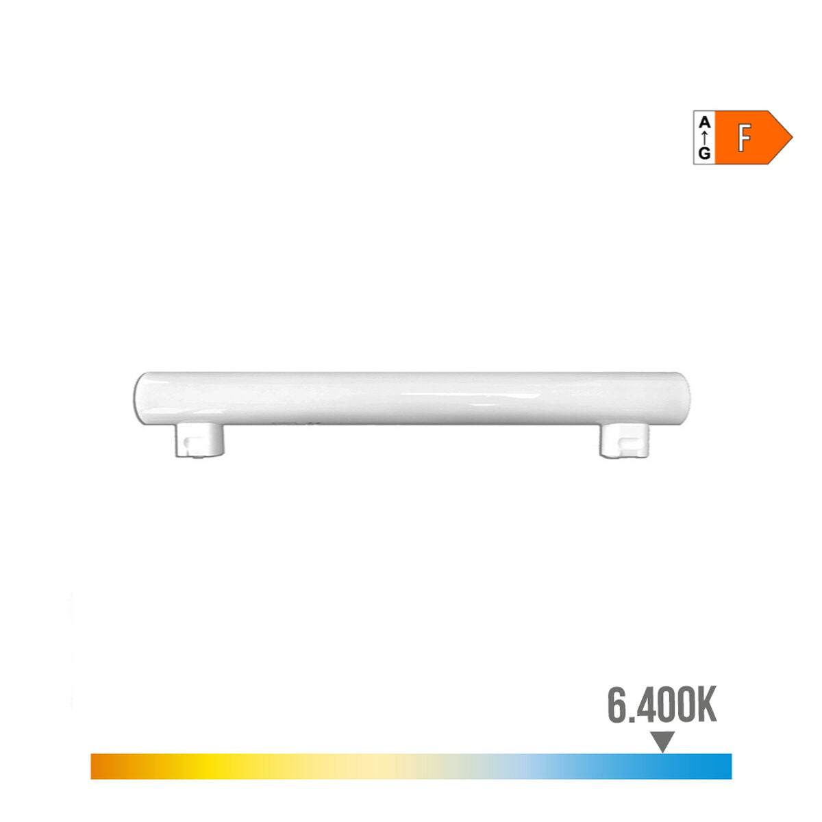 LED Röhre EDM Linestra S14S F 7 W 500 lm Ø 3 x 30 cm (6400 K)