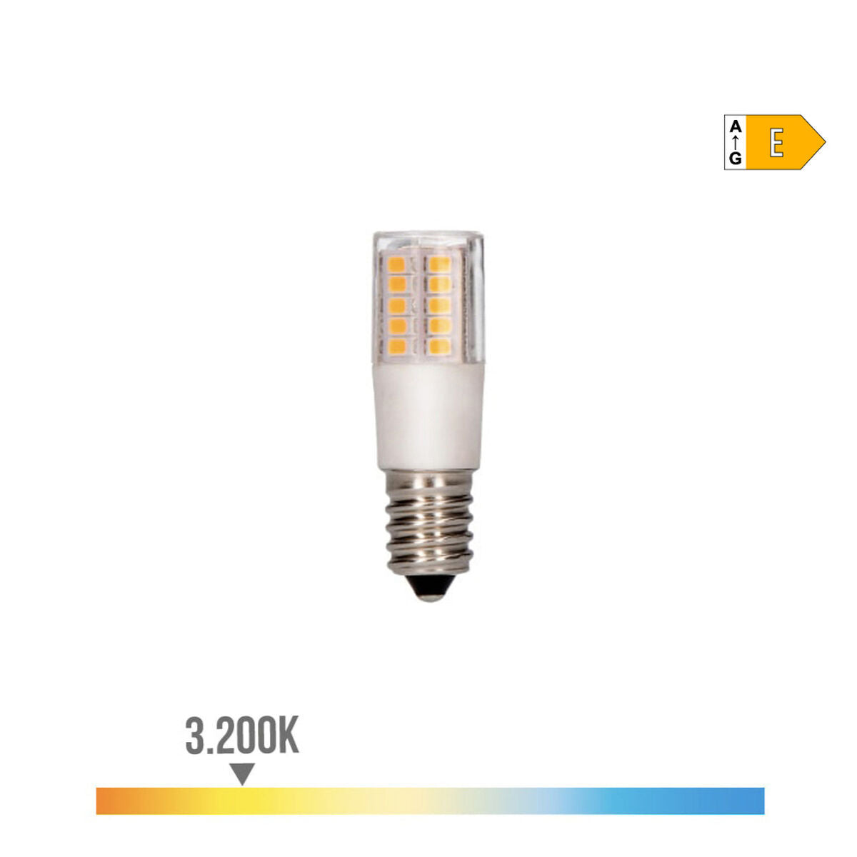 LED-Lampe EDM Röhrenförmig E 5,5 W E14 700 lm Ø 1,8 x 5,7 cm (3200 K)