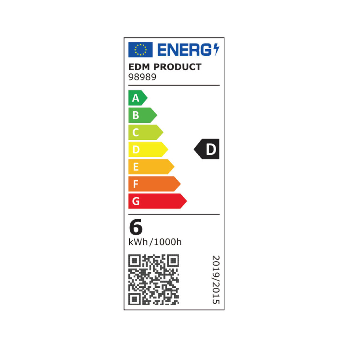 LED-Lampe EDM Linear R7s 5,5 W 600 lm 4000 K D Ø 1,5 x 7,8 cm