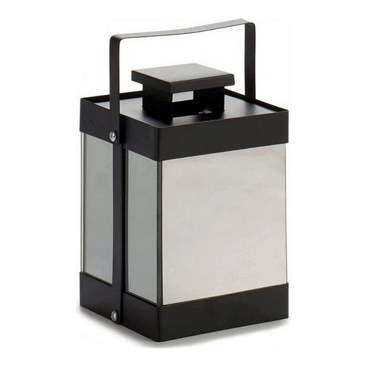 LED-Laterne Schwarz Spiegel 12,5 x 18,5 x 12,5 cm