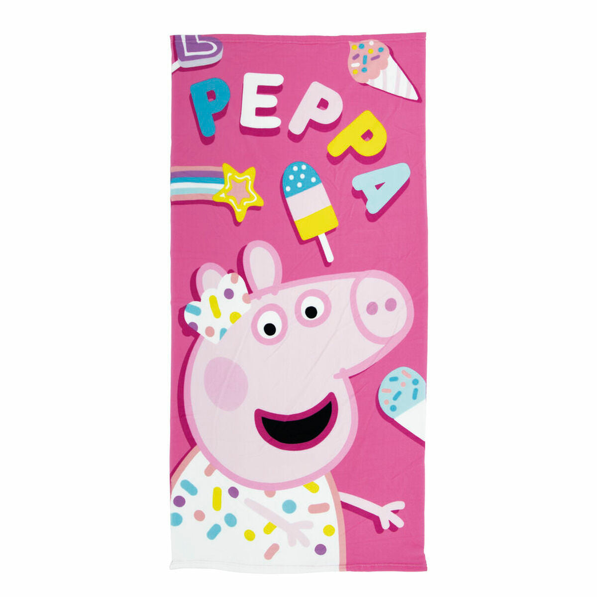 Badetuch Peppa Pig Cosy corner (70 x 140 cm)