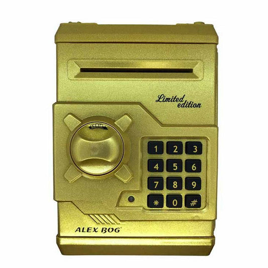 Sparbüchse Roymart Limited Edition Safe Gold (18 x 13 x 12 cm)