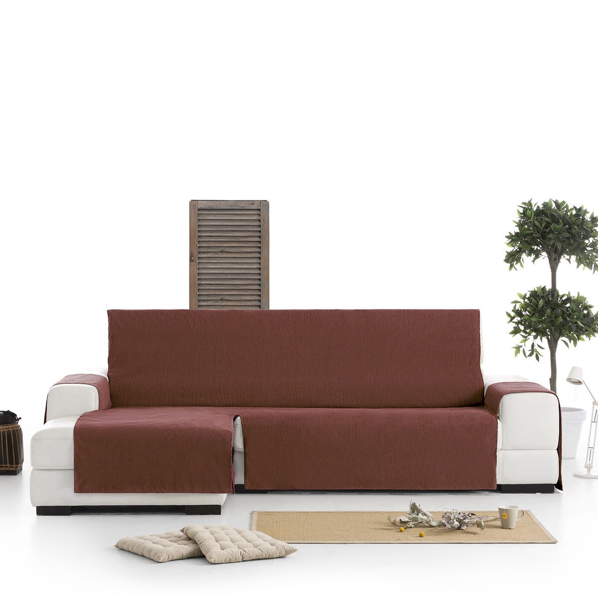 Sofabezug Eysa MID Terrakotta 100 x 110 x 240 cm