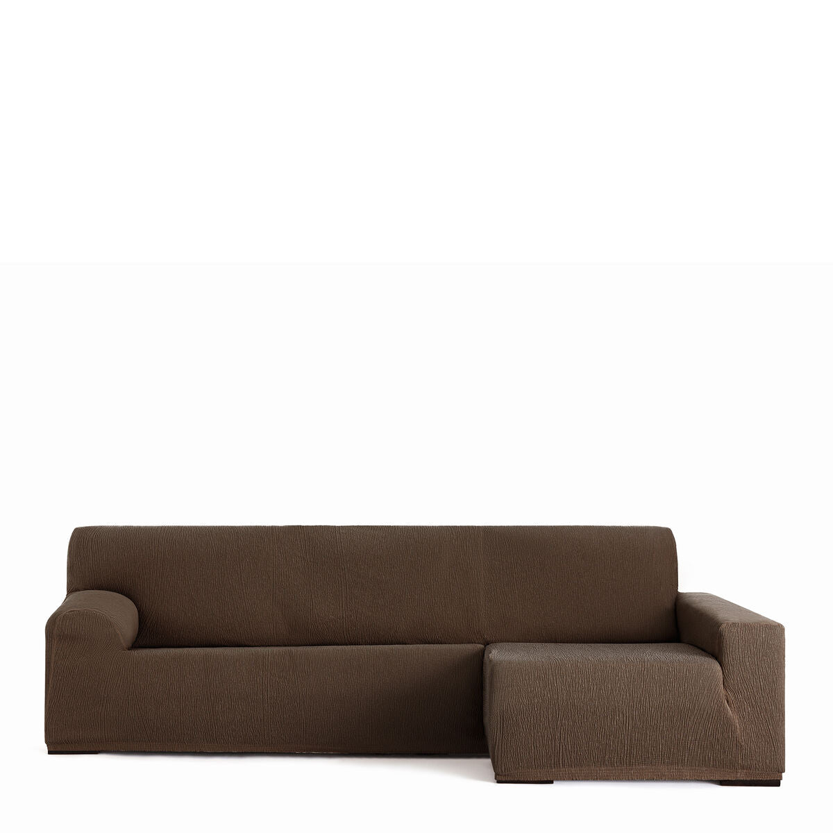 Bezug für Chaiselongue mit langem Arm rechts Eysa TROYA Braun 170 x 110 x 310 cm