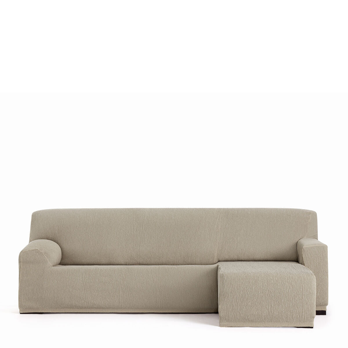 Bezug für Chaiselongue mit kurzem Arm links Eysa TROYA Hellbraun 170 x 110 x 310 cm