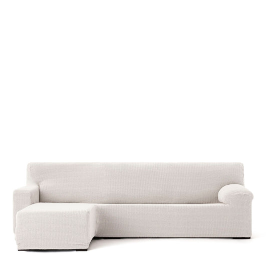 Bezug für Chaiselongue mit kurzem Arm links Eysa JAZ Weiß 120 x 120 x 360 cm