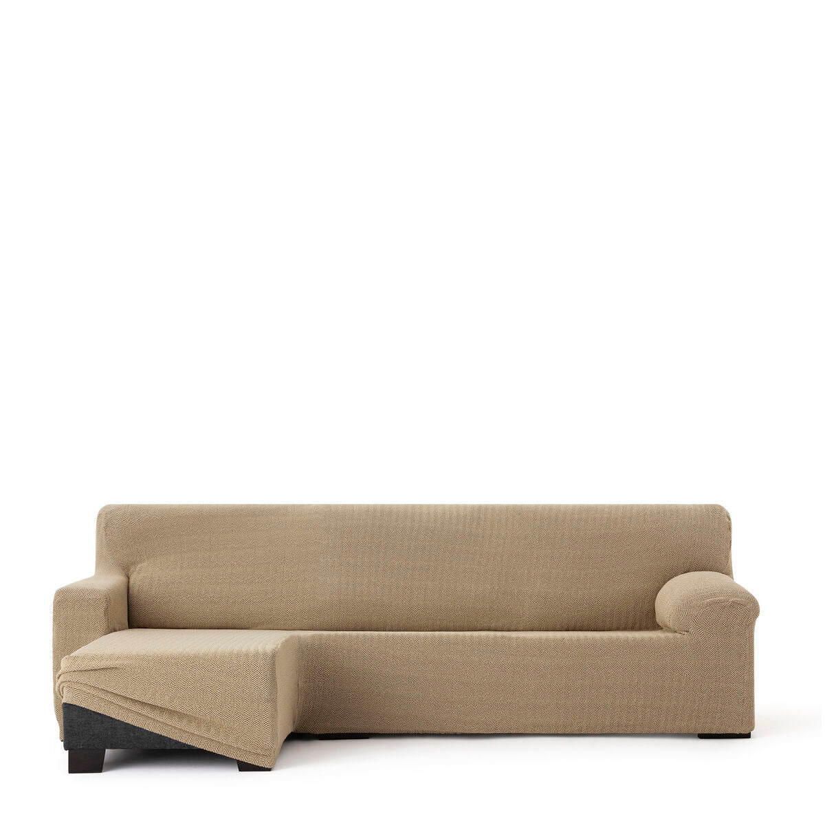 Bezug für Chaiselongue mit kurzem Arm links Eysa JAZ Beige 120 x 120 x 360 cm