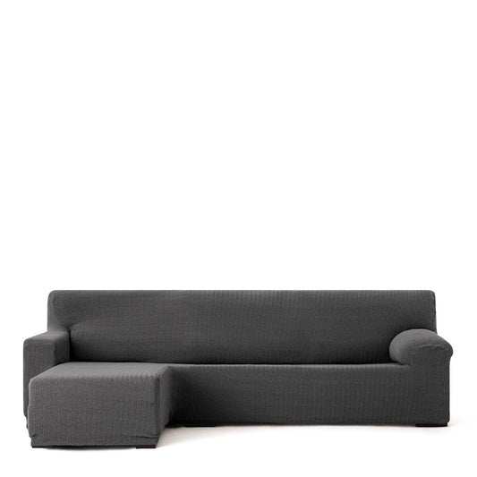 Bezug für Chaiselongue mit kurzem Arm links Eysa JAZ Dunkelgrau 120 x 120 x 360 cm