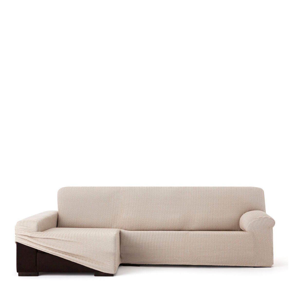 Bezug für Chaiselongue mit langem Arm links Eysa JAZ Beige 180 x 120 x 360 cm