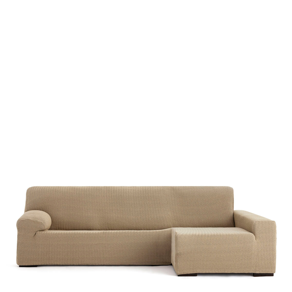 Bezug für Chaiselongue mit langem Arm rechts Eysa JAZ Beige 180 x 120 x 360 cm