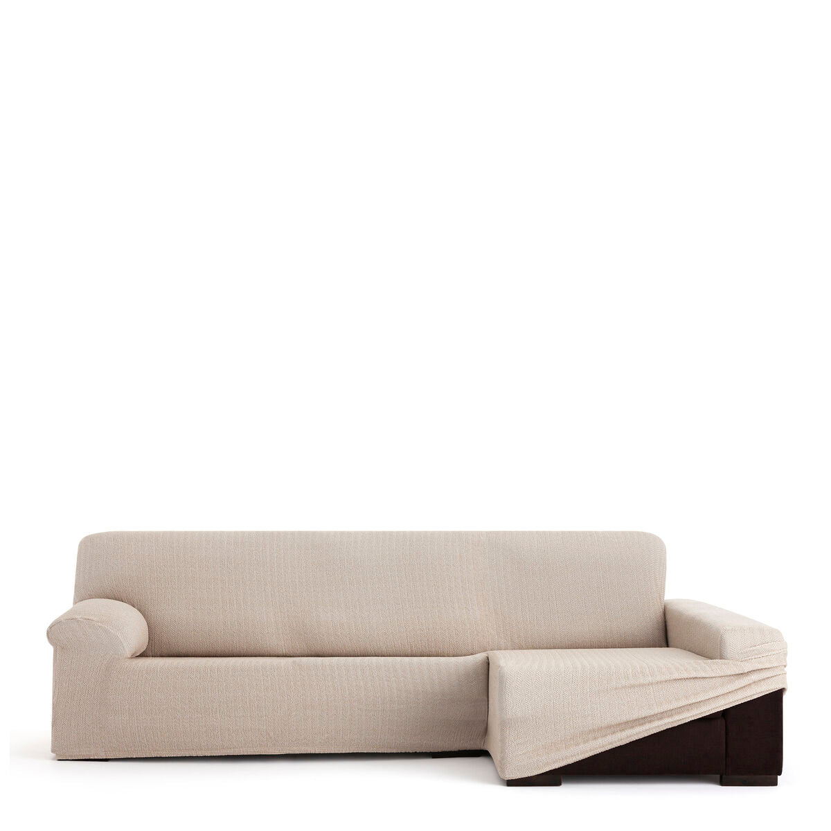 Bezug für Chaiselongue mit langem Arm rechts Eysa JAZ Beige 180 x 120 x 360 cm