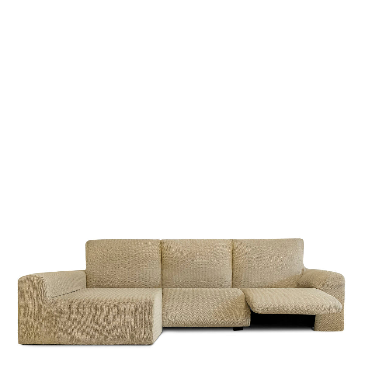 Bezug für Chaiselongue mit langem Arm links Eysa JAZ Beige 180 x 120 x 360 cm