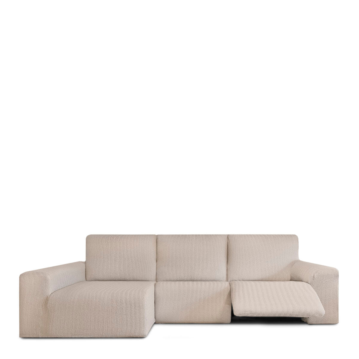 Bezug für Chaiselongue mit langem Arm links Eysa JAZ Beige 180 x 120 x 360 cm