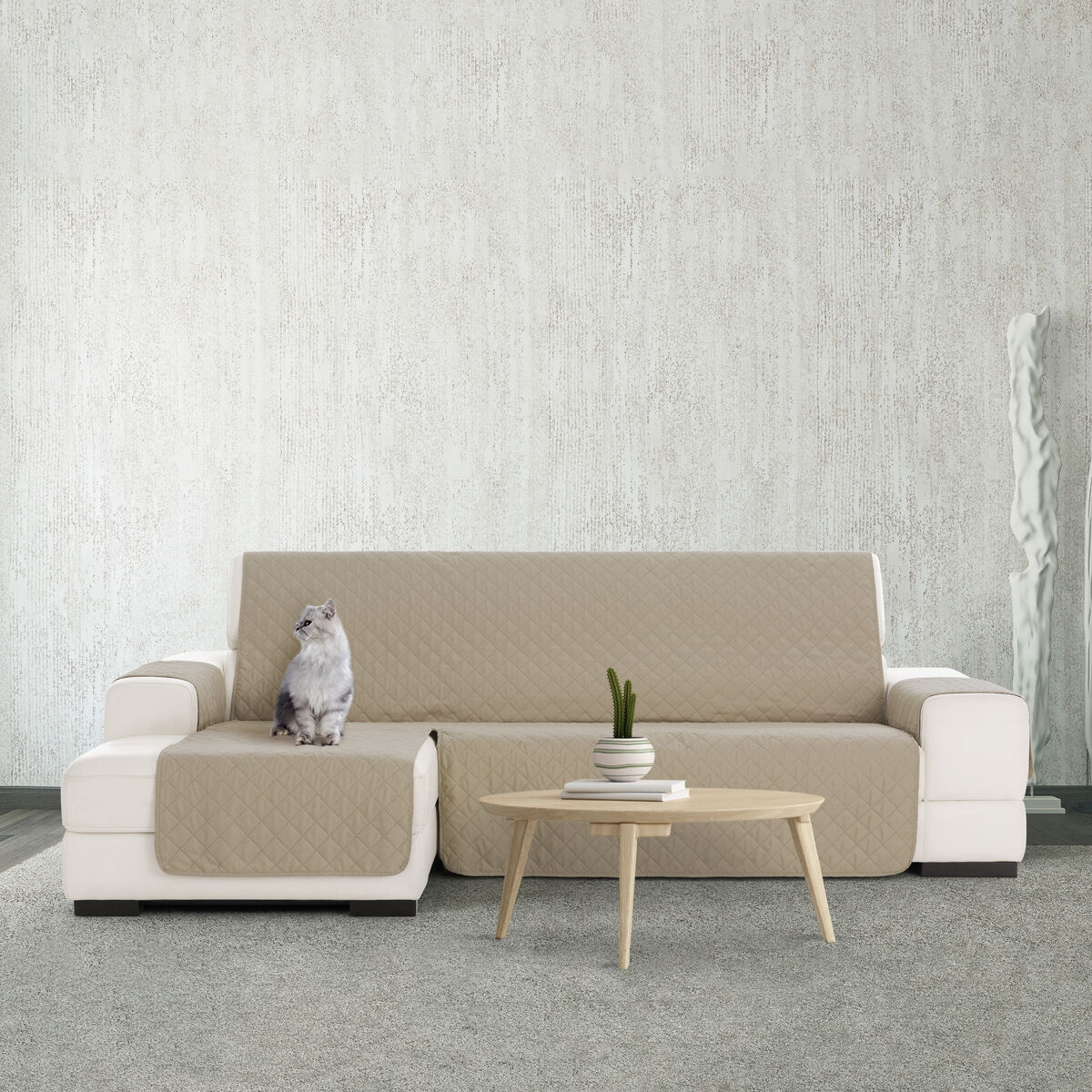 Sofabezug Eysa NORUEGA Beige 100 x 110 x 200 cm