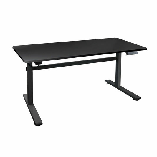 Schreibtisch TooQ TQESSD01-BK Schwarz In der Höhe verstellbar 140 x 60 cm Stahl