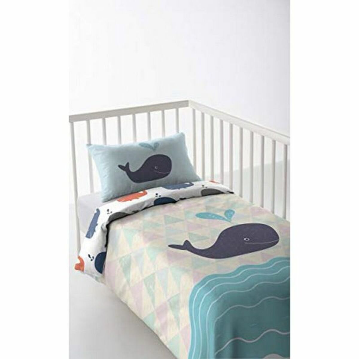 Bettdeckenbezug Cool Kids Adrian 60 cm Babybett (100 x 120 cm) (100 x 120 + 20 cm)