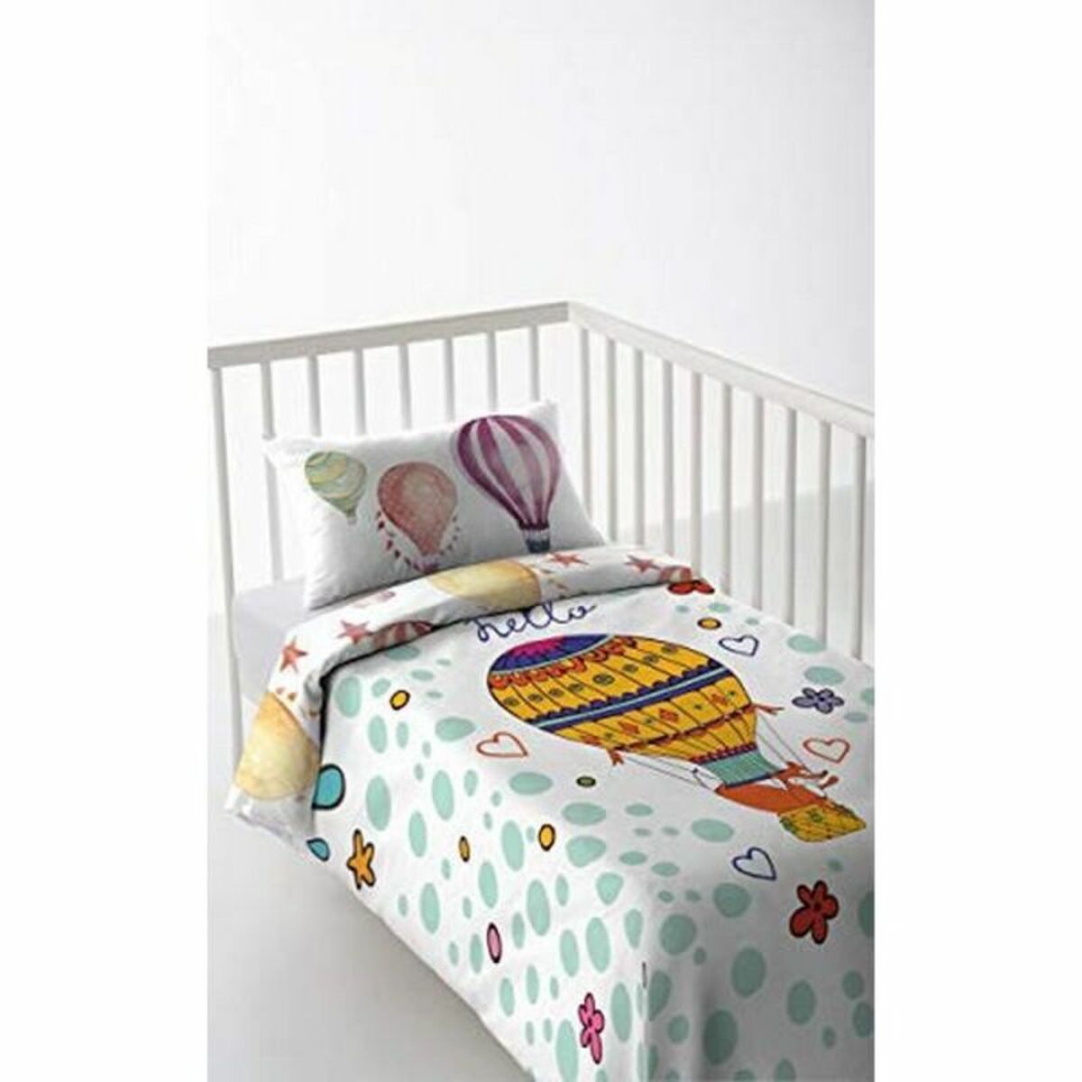 Bettdeckenbezug Cool Kids Felipe 60 cm Babybett (100 x 120 cm) (100 x 120 + 20 cm)