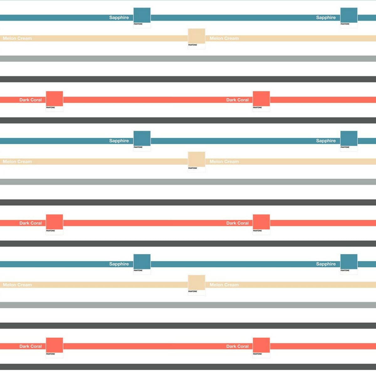 Bettdeckenbezug Narrow Pantone